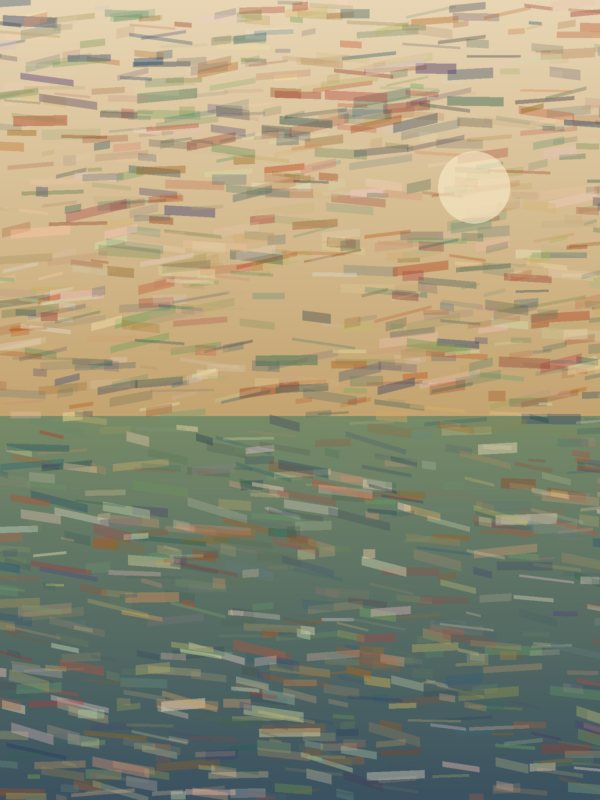 Lumina de după ploaie, ulei pe pânză, 60 × 80 cm, de Raluca Vînt